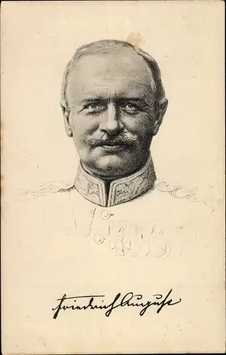 Ak König Friedrich August III von Sachsen, Portrait