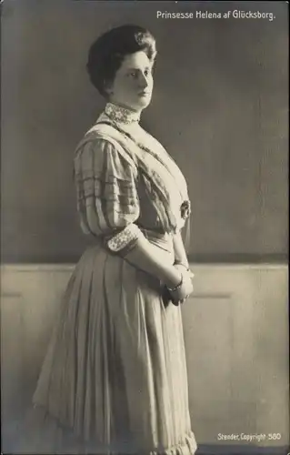 Ak Prinzessin Helena zu Schleswig Holstein Sonderburg Glücksburg, Prinsesse Helena af Glücksborg