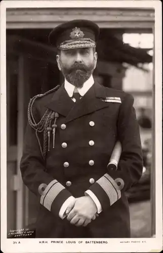 Ak H.R.H. Prince Louis of Battenberg, Uniform, Looking Glass
