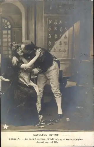 Ak Napolen Intime, Scene X, Je suis heureux Madame