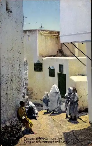 Ak Tanger Marokko, Une Rue