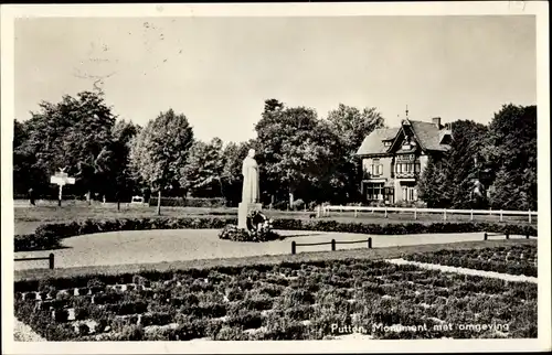 Ak Putten Gelderland, Monument met omgeving