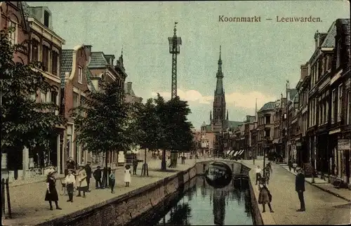 Ak Leeuwarden Friesland Niederlande, Koornmarkt