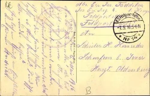 Ak Ronse Renaix Ostflandern, La Passerelle