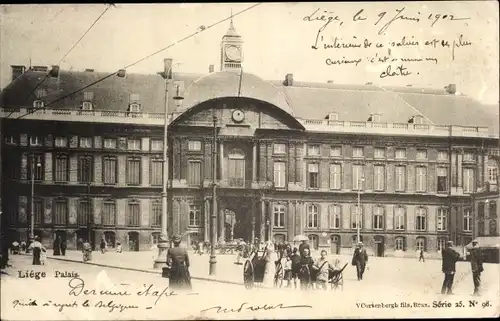Ak Liège Lüttich Wallonien, Palais