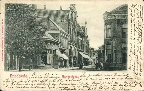 Ak Enschede Overijssel Niederlande, Haverstraat