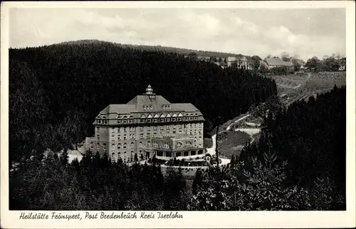 Ak Frönsberg Hemer im Sauerland, Heilstätte Frönspert, Fliegeraufnahme