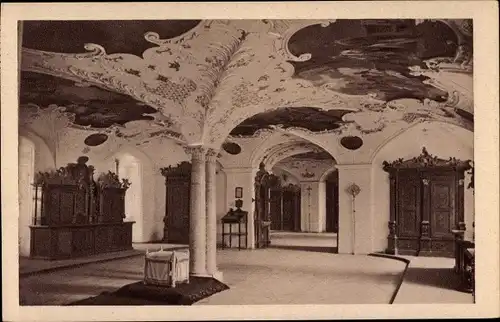 Ak Ettal Oberbayern, Kloster, Sakristei