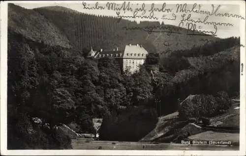 Ak Bilstein Lennestadt im Sauerland, Burg Bilstein