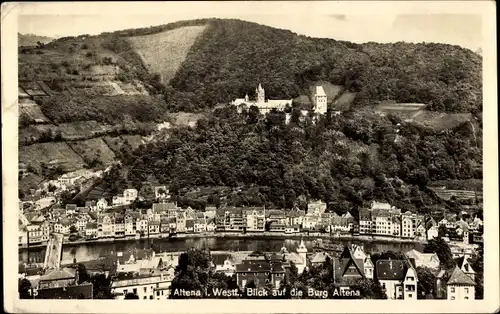 Ak Altena in Westfalen, Blick auf Burg Altena