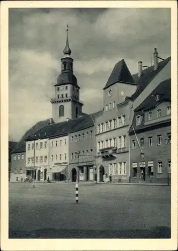 Ak Frankenberg an der Zschopau Sachsen, Markt