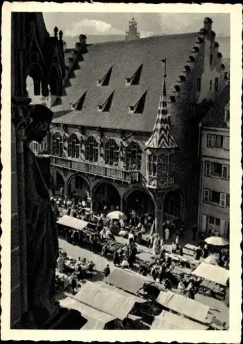 Ak Freiburg im Breisgau, Kaufhaus vom Münster gesehen