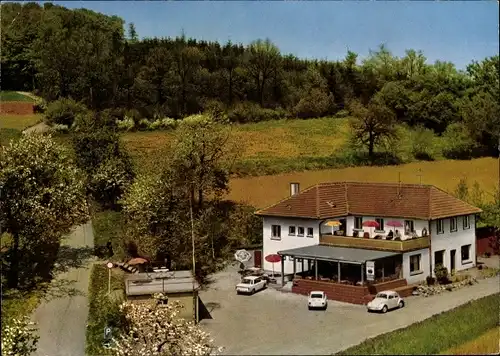 Ak Waldkatzenbach Waldbrunn im Odenwald, Gaststätte und Pension zur Turmschänke