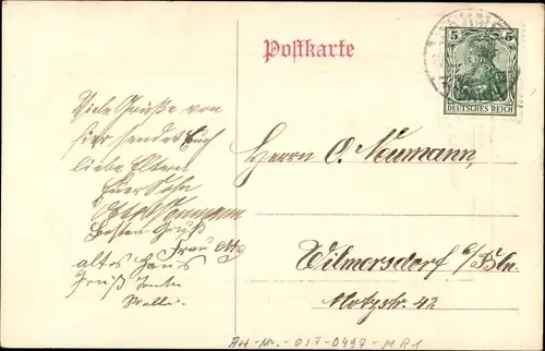 Ak Dahme in der Mark, Landwirtschaftsschule