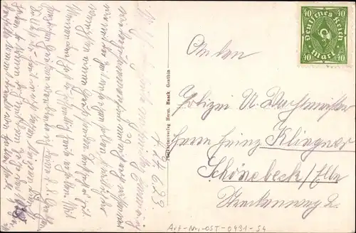 Ak Großwusterwitz Wusterwitz in Brandenburg, Hauptstraße mit Gedenkstein