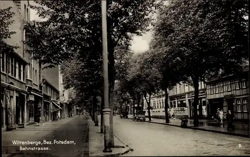 Ak Wittenberge an der Elbe Prignitz, Bahnstraße