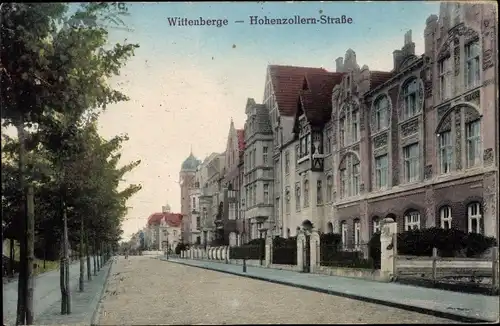 Ak Wittenberge an der Elbe Prignitz, Hohenzollernstraße