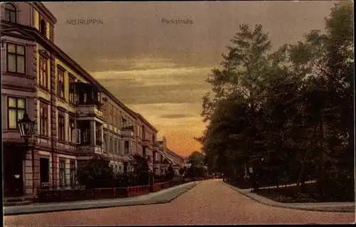 Ak Neuruppin in Brandenburg, Parkstraße