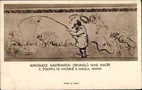 Ak Prag, Mazlova Rodinna Vinarna, Praha II., Jungmannova