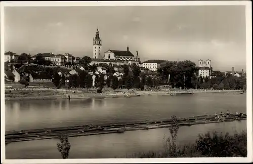 Ak Litoměřice Leitmeritz Region Aussig, Teilansicht