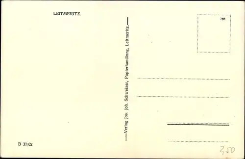 Ak Litoměřice Leitmeritz Region Aussig, Teilansicht