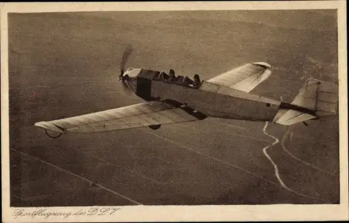 Ak Sportflugzeug des Deutschen Luftfahrt Verbandes