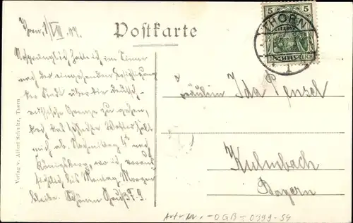 Ak Toruń Thorn Westpreußen, Artushof