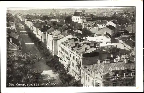 Ak Vilnius Wilna Wilno Litauen, Georgstraße