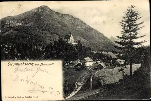 Ak Mariazell Steiermark, Siegmundsberg