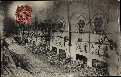 Ak Lens Pas de Calais, Les Mines, Chauilerie, Öfen