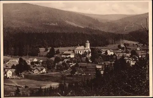 Ak Harrachov Harrachsdorf Riesengebirge Region Reichenberg, Blick v. Krkonosisch