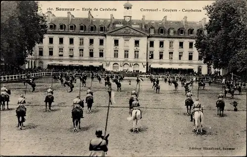 Ak Saumur Maine et Loire, Ecole de Cavalerie