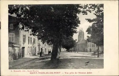 Ak Saint Nicolas de Port Meurthe et Moselle, Avenue Jolain