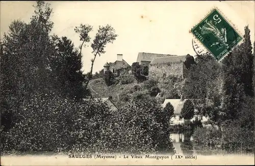 Ak Saulges Mayenne, Le Vieux Montguyon
