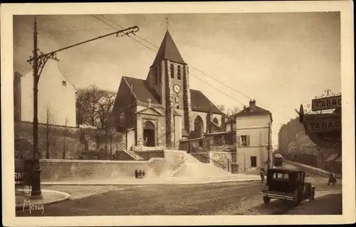 Ak Paris XX, Eglise Saint Germain de Charonne