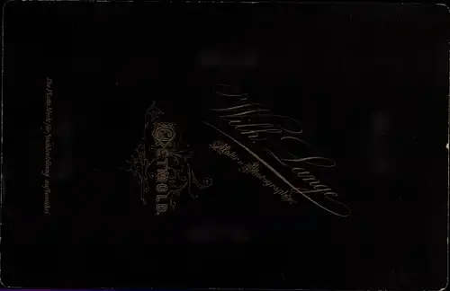 Kabinett Foto Zwei junge Frauen in Tracht