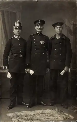 Foto Ak Deutsche Soldaten in Uniformen, Jäger-Regiment Mecklenburg, Matrose