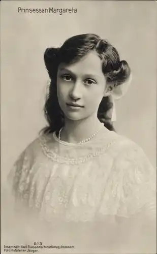 Ak Prinsesan Margareta, Prinzessin Margarethe von Schweden