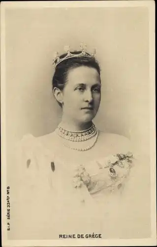 Ak Olga Romanowa, Königin von Griechenland