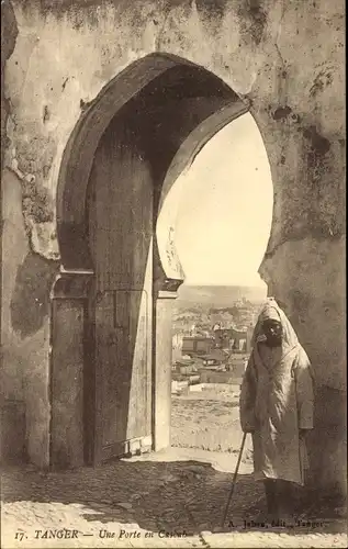 Ak Tanger Marokko, Une Porte en Casbah