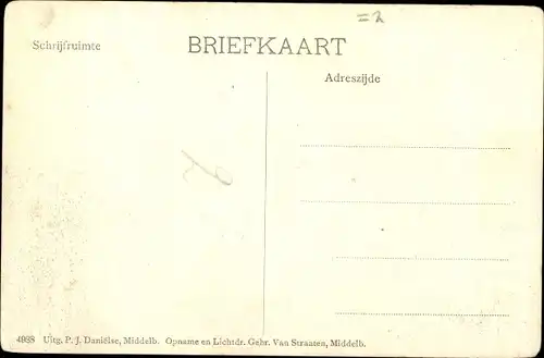 Ak Zeeland, Watersnood, op 12 Maart 1906, 2e Boerderij in den Eng. Polder na den vloed