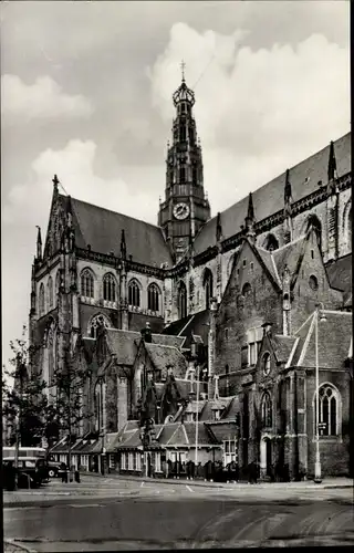 Ak Haarlem Nordholland Niederlande, Grote- of St. Bavokerk