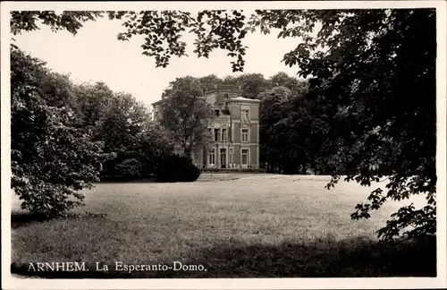 Ak Arnhem Gelderland Niederlande, La Esperanto-Domo