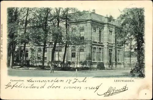 Ak Leeuwarden Friesland Niederlande, Gymnasium