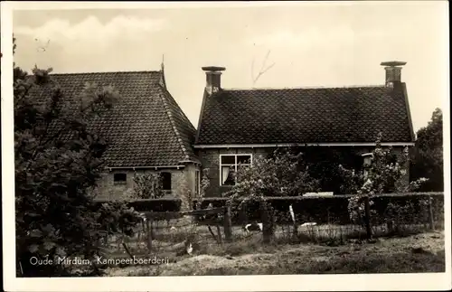 Ak Oudemirdum Gaasterland Friesland Niederlande, Kamperboerderij