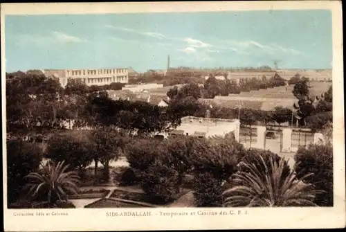 Ak Sidi Abdallah Alger Algerien, Temporaire et Caserne des C.F.I.