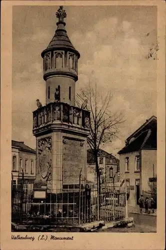 Ak Valkenburg Limburg Niederlande, Monument