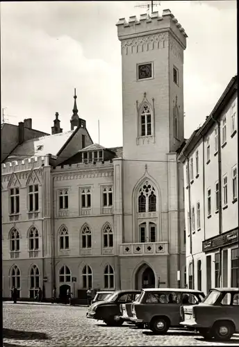 Ak Greiz im Vogtland, Rathaus, Außenansicht