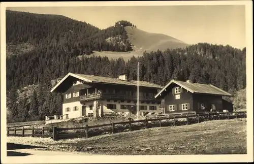 Ak Spitzingsee Schliersee in Oberbayern, Willi Merkel-Bergheim,