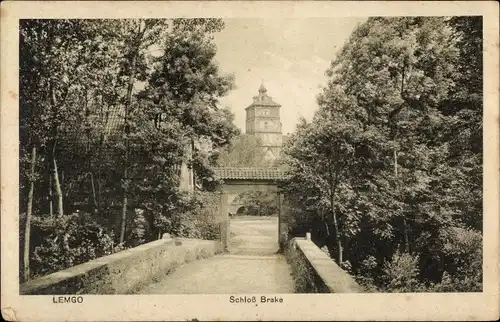 Ak Lemgo in Lippe, Schloss Brake